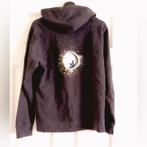 Dreamworks hoodie man small zipper moonboy logo